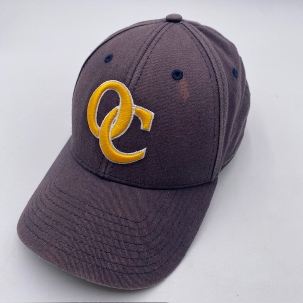 OC Oklahoma Christian The Game‎ Hat Baseball Cap Navy Blue Yellow Cotton Logo